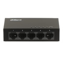 [DH-PFS3005-5GT-V2] Dahua - Switch para Escritorio con 5 Puertos (Gigabit) Carcasa Metalica [No Administrable]