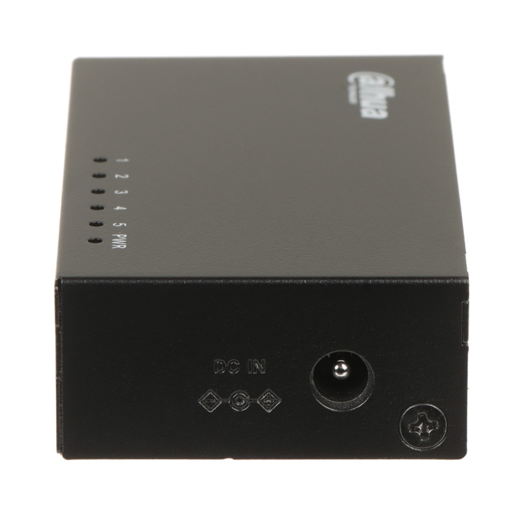 [DH-PFS3005-5GT-V2] Dahua - Switch para Escritorio con 5 Puertos (Gigabit) Carcasa Metalica [No Administrable]
