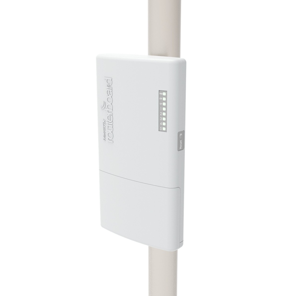 [RB960PGS-PB] Mikrotik - (PowerBox Pro) Router para Exterior 5 Puertos Gigabit PoE Pasivo o 802.3af/at