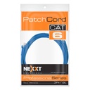[AB361NXT02] Nexxt - Patch Cord Multifilar UTP CAT6 (Categoria 6) 24AWG Revestimiento CM [90cm/3ft] Interior (Azul) [Unidad]
