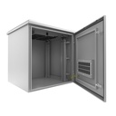 [AW224NXT02] Nexxt - Gabinete Fijo para Exteriores [9U] Ensamblado con Montaje y Poste 600x450mm [Gris]