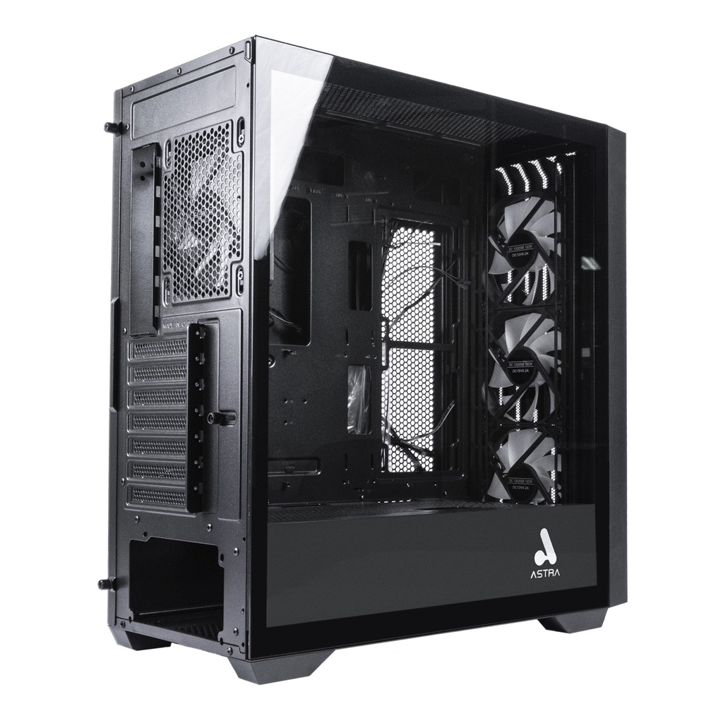 [ASC16] Astra - Case Gaming  4 FAN RGB  [Negro]