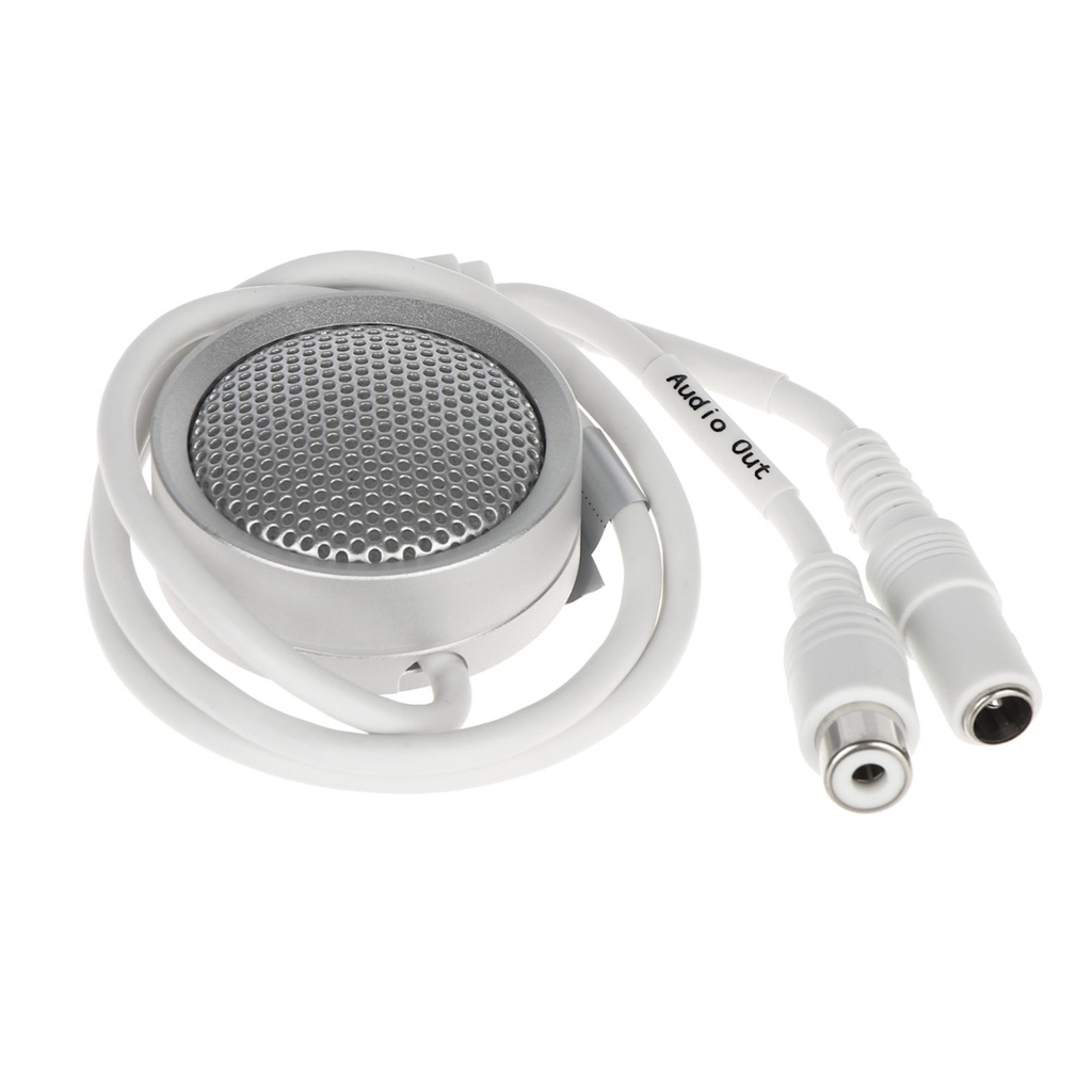 [DH-HAP120] Dahua - Micrófono de Alta Fidelidad Omnidireccional para Interiores Rango de Cobertura de 10 m2 a 70 m2 Sensibilidad de -34±3 dB Respuesta de Frecuencia de 80 Hz a 16 kHz Relación Señal/Ruido de 58 dB Alimentación de 12 VCC 40 mA...