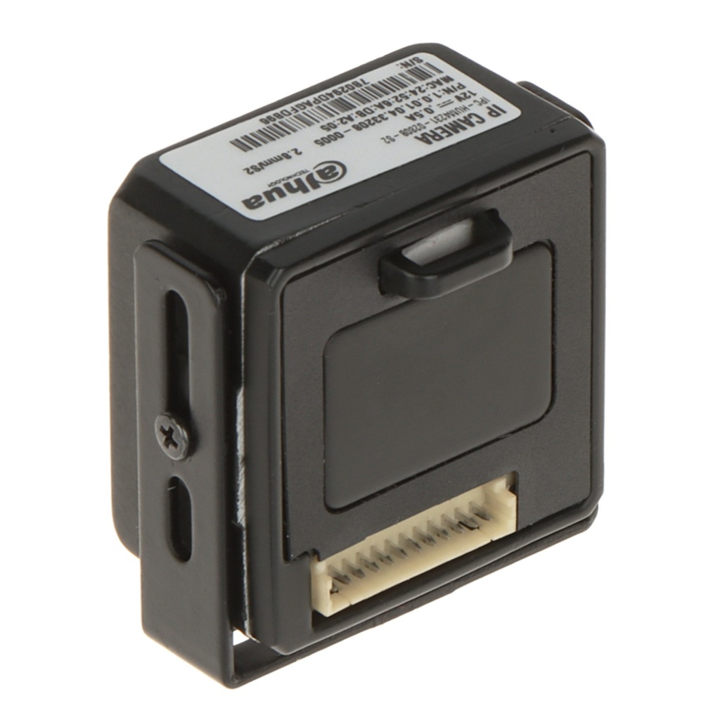 [DH-IPC-HUM4231SP-L4-0280B-S3] Dahua - Cámara de Red Pinhole de Lente Fijo de 2 MP Sensor CMOS de 1/3 de pulgada Resolución de 1920 x 1080 a 30 fps Compresión H.265 Amplio Rango Dinámico WDR de 120 dB Micrófono Integrado Entrada y Salida de Audio...