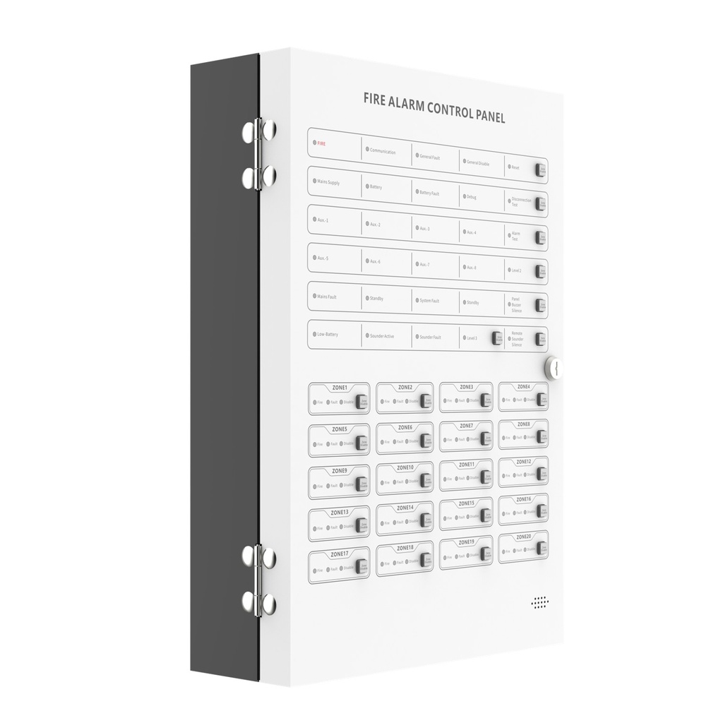 [DHI-HY-C102-20] Dahua - Panel de Control de Alarma Contra Incendios Convencional de 20 Zonas Interfaz Ethernet Interfaz RS-485 Alimentación principal de 90 VCA a 270 VCA Capacidad de hasta 32 detectores por zona Soporta gestión... [Convencional]