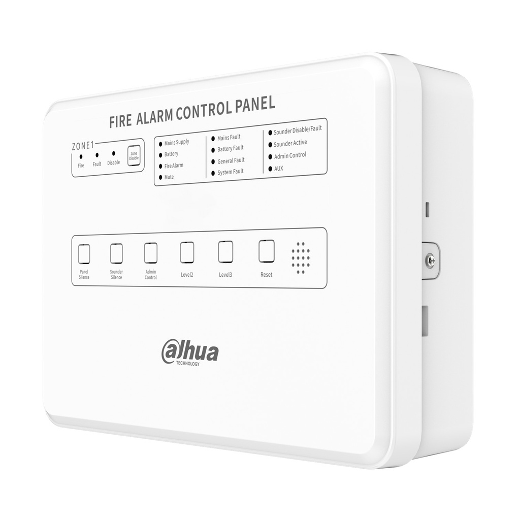 [DHI-HY-CFP2002D] Dahua - Panel de Control de Alarma Contra Incendios Convencional de 2 Zonas Interfaz Ethernet Interfaz RS-485 Alimentación principal de 100 VCA a 240 VCA [Convencional]
