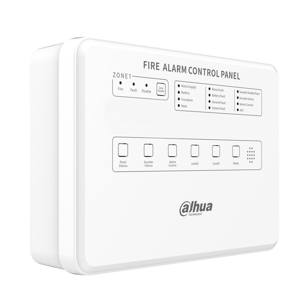[DHI-HY-CFP2002D] Dahua - Panel de Control de Alarma Contra Incendios Convencional de 2 Zonas Interfaz Ethernet Interfaz RS-485 Alimentación principal de 100 VCA a 240 VCA [Convencional]