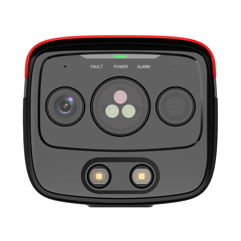 [DHI-HY-FT443HFP-TD3F4] Dahua - Cámara de Red para Detección de Llamas Pro Doble Canal Luz Visible y Térmica Triple Sensor IR para Detección de Espectro de Llama Resolución Visible de 5 MP Resolución Térmica de 256 x 192 Función de Medición...