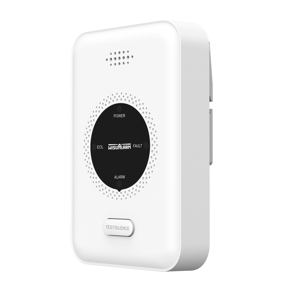 [DHI-HY-GA20A] Dahua - Alarma de Gas Natural Inalámbrica Interconectada de Metano Sensor de Semiconductor Interconexión de hasta 24 Dispositivos Volumen de Alarma 70 dB Interfaz de Salida de Válvula Interfaz de Salida de Relé Alimentación 12 VCC