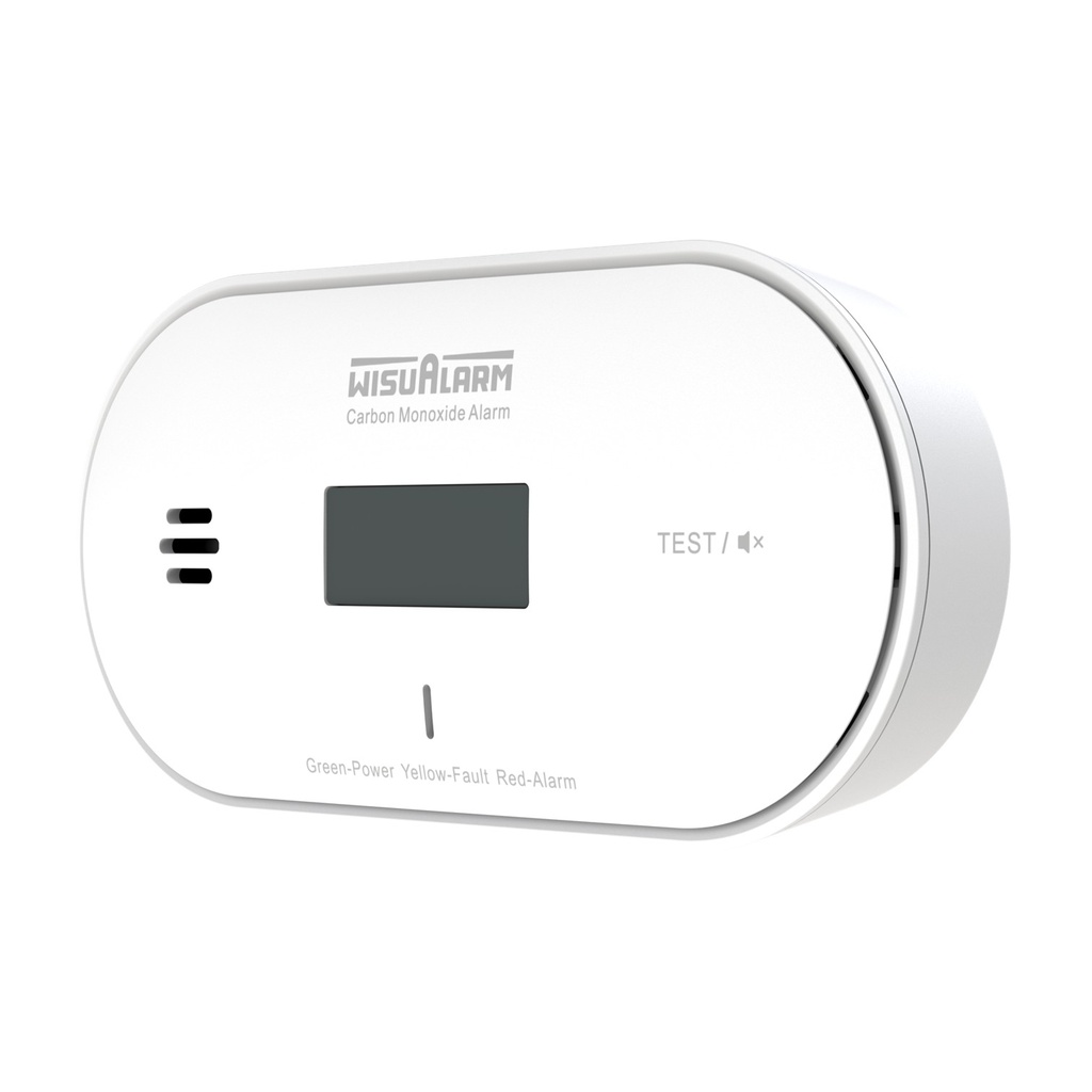 [DHI-HY-GC2FC] Dahua - Alarma de Monóxido de Carbono WiFi (Tipo A) Sensor Electroquímico de Alto Rendimiento Pantalla LCD Medición de Temperatura y Humedad Notificaciones Push Mediante Red Inalámbrica Alimentación por Batería de Litio de 3V CC...