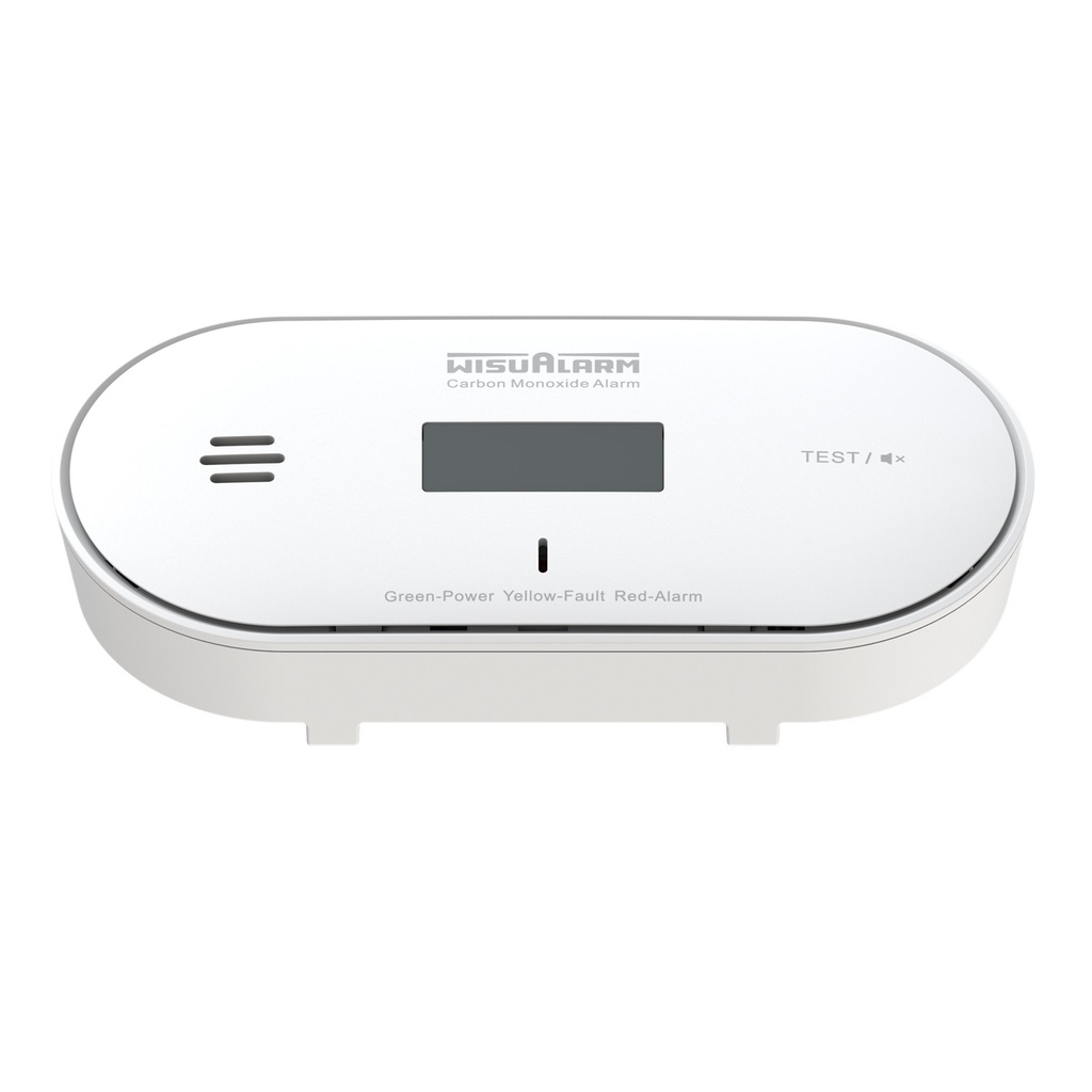 [DHI-HY-GC2FC] Dahua - Alarma de Monóxido de Carbono WiFi (Tipo A) Sensor Electroquímico de Alto Rendimiento Pantalla LCD Medición de Temperatura y Humedad Notificaciones Push Mediante Red Inalámbrica Alimentación por Batería de Litio de 3V CC...