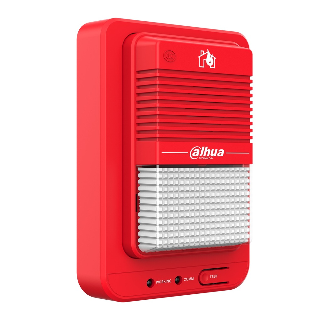 [DHI-HY-L151] Dahua - Sirena con Estrobo Inalámbrica LoRa Direccionable Frecuencia de Operación 470 MHz a 510 MHz Volumen de Alarma de 75 dB a 115 dB a 3 Metros Distancia de Comunicación hasta 1500 Metros Alimentación por Batería de 3... [WisuAlarm]