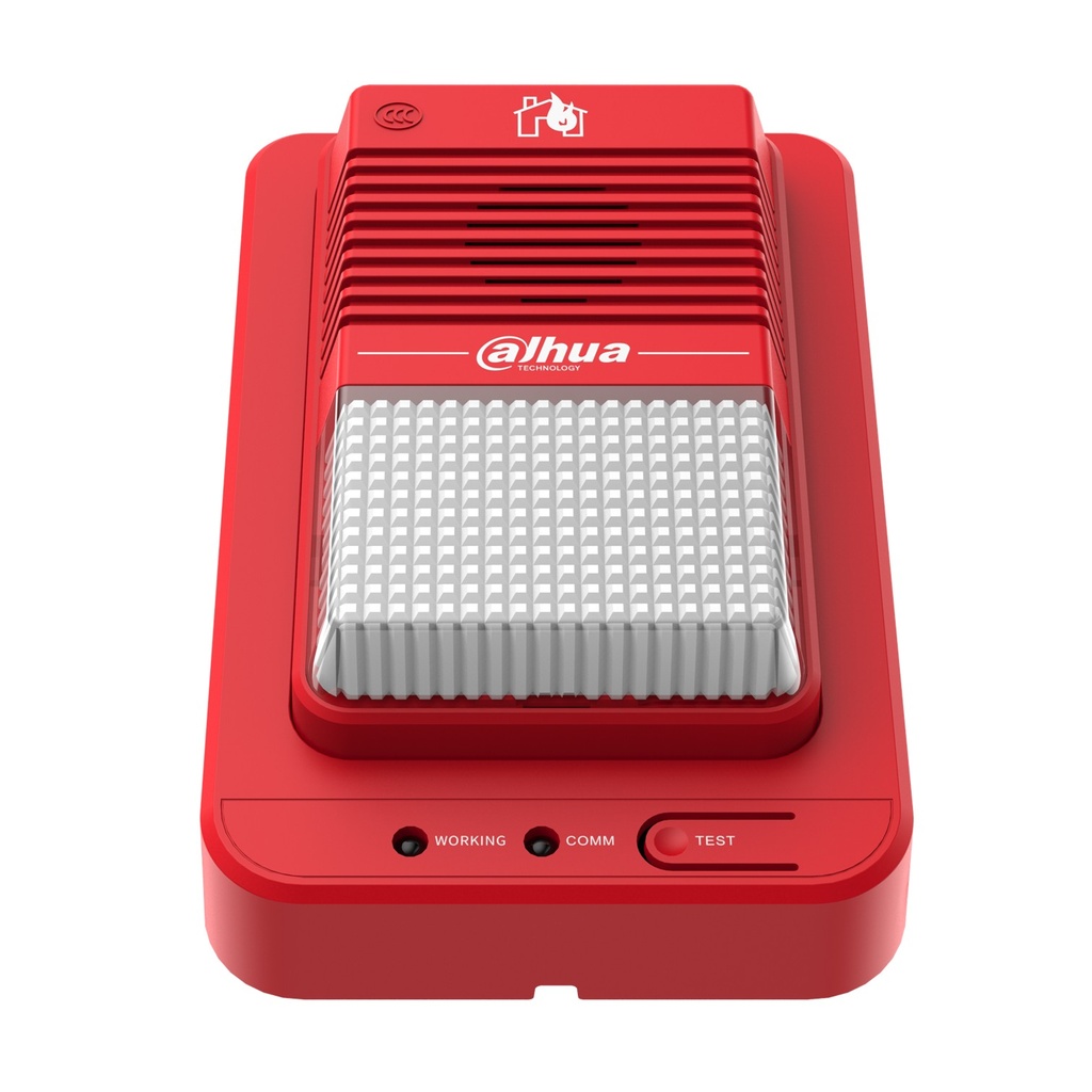 [DHI-HY-L151] Dahua - Sirena con Estrobo Inalámbrica LoRa Direccionable Frecuencia de Operación 470 MHz a 510 MHz Volumen de Alarma de 75 dB a 115 dB a 3 Metros Distancia de Comunicación hasta 1500 Metros Alimentación por Batería de 3... [WisuAlarm]
