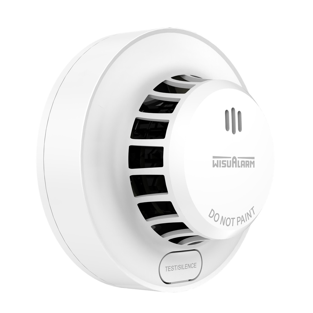 [DHI-HY-SA13A] Dahua - Detector de Humo Autónomo Fotoeléctrico Botón de Prueba y Silencio Sirena Integrada 85 dB a 3 Metros Alimentación de 3 VCC mediante 2 Baterías Alcalinas de 1.5 V Vida Útil de Batería de 5 Años Cobertura de 20 m² a 40 m²...