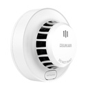 [DHI-HY-SA13A] Dahua - Detector de Humo Autónomo Fotoeléctrico Botón de Prueba y Silencio Sirena Integrada 85 dB a 3 Metros Alimentación de 3 VCC mediante 2 Baterías Alcalinas de 1.5 V Vida Útil de Batería de 5 Años Cobertura de 20 m² a 40 m²...
