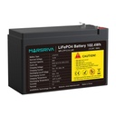 [MR-LFP12-8-LAR] Marsriva - Batería de Litio de Reemplazo de Plomo-Ácido 12.8V 8Ah (102.4Wh / 12.8V / 8Ah)