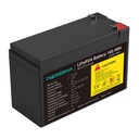 [MR-LFP12-8-LAR] Marsriva - Batería de Litio de Reemplazo de Plomo-Ácido 12.8V 8Ah (102.4Wh / 12.8V / 8Ah)