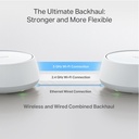 [BE22-3PACK] TP-Link - Router Inalámbrico Wi-Fi 7 Mesh IA Doble Banda de 3.6 Gbps 2 Puertos Gigabit BE3600 WiFi7 [3 Unidades]