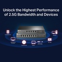 [TL-SG105-M2] TP-Link - Switch de Escritorio de 5 Puertos a 2.5 Gigabit
