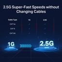 [TL-SG105-M2] TP-Link - Switch de Escritorio de 5 Puertos a 2.5 Gigabit