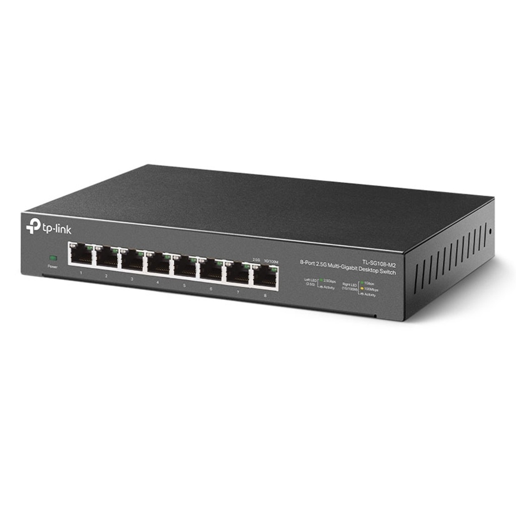 [TL-SG108-M2] TP-Link - Switch de Escritorio de 8 Puertos a 2.5 Gigabit