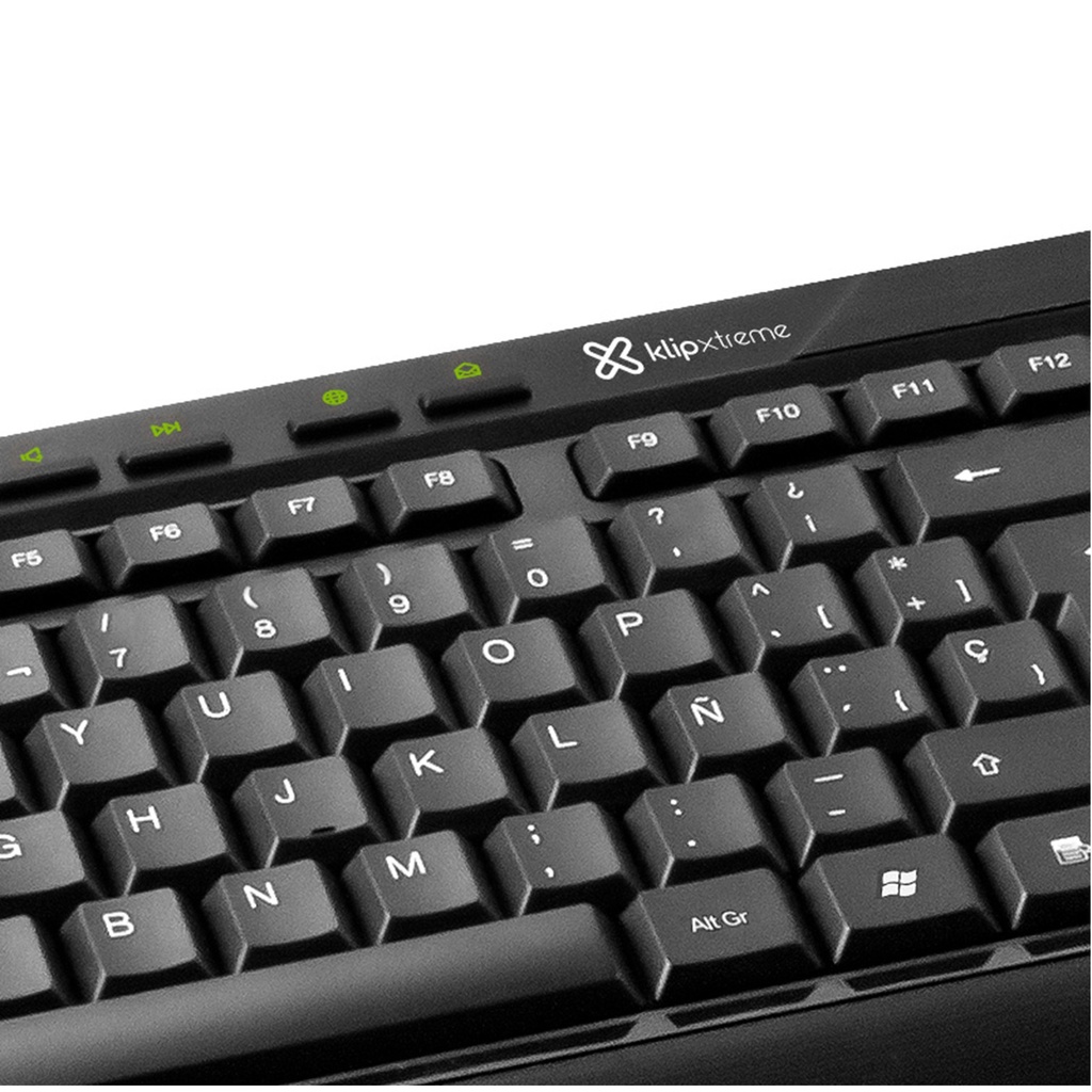 [KCK-251S] Klip Xtreme - Combo Teclado + Mouse Alámbrico [Negro]