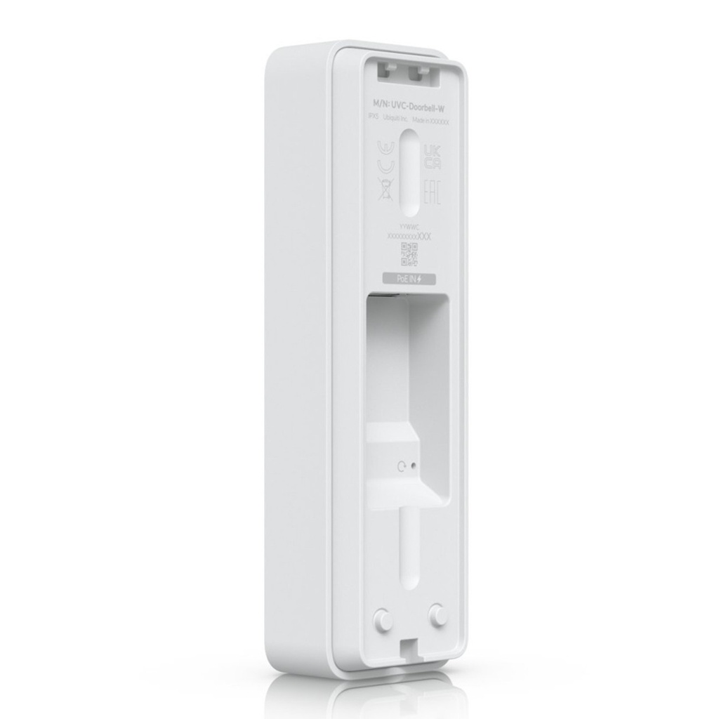 [UVC-Doorbell-Lite-W] Ubiquiti - Videoportero Compacto [5Mp] PoE con Visión Nocturna IR Audio Bidireccional y Diseño Resistente al Clima [Blanco]