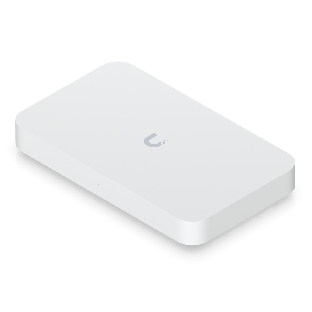 [UXG-Fiber] Ubiquiti - Router y Gateway (Todo en Uno) de 10G Diseñado para Escritorio con Switch Integrado de 4 Puertos 2.5 GbE (1) puerto WAN de 10G SFP+ (1) 10 GbE RJ45 (1) puerto LAN de 10G SFP+ Unifi
