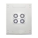 [AS6842-VDM/600x800-RAL7035] Onlink - Rack de Piso [42U] Cerrado 600x800x2054mm con Puerta Frontal de Vidrio y Doble Puerta Trasera de Malla [Gris Luminoso]