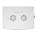 [WM6415-450-RAL7035] Onlink - Rack de Pared [15U] Cerrado Fijo 600x450x769mm con 3 Cerraduras y Puerta de Vidrio [Gris Luminoso]