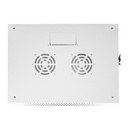[WM6409-450-RAL7035] Onlink - Rack de Pared [9U] Cerrado Fijo 600x450x501mm con 3 Cerraduras y Puerta de Vidrio [Gris Luminoso]