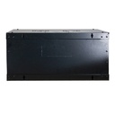 [WM6404-450-BLACK] Onlink - Rack de Pared [4U] Cerrado Fijo 600x450x280mm con 3 Cerraduras y Puerta de Vidrio [Negro]