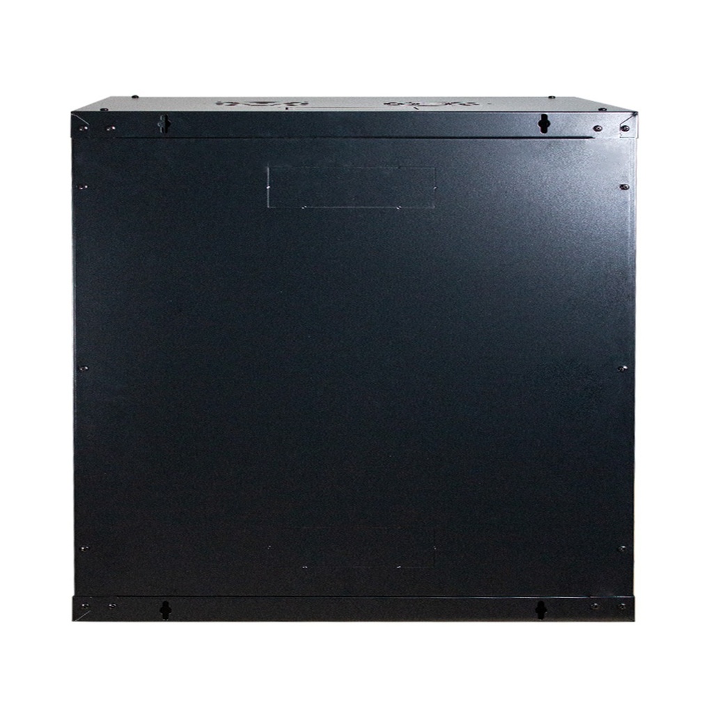 [WM6409-450-BLACK] Onlink - Rack de Pared [9U] Cerrado Fijo 600x450x501mm con 3 Cerraduras y Puerta de Vidrio [Negro]