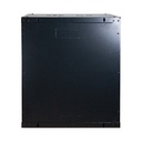 [WM6412-450-BLACK] Onlink - Rack de Pared [12U] Cerrado Fijo 600x450x635mm con 3 Cerraduras y Puerta de Vidrio [Negro]