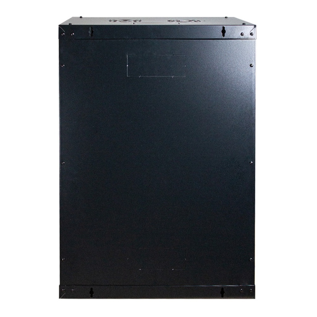 [WM6415-450-BLACK] Onlink - Rack de Pared [15U] Cerrado Fijo 600x450x769mm con 3 Cerraduras y Puerta de Vidrio [Negro]