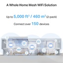 [HALO-H25BE-2PACK] Mercusys - Sistema WiFi Mesh Total para el Hogar BE3600 WiFi7 [2 Unidades]