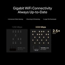 [MR85X] Mercusys - Router Inalambrico WiFi Doble Banda Gigabit AX3000 WiFi6