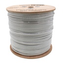 [LP-305C6INT] WireTech - Cable UTP CAT6 (Categoría 6) Interior (Blanco) [Bobina 305 Metros]