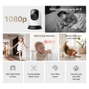 [MC200] Mercusys - Cámara Wi-Fi 1080p Full HD de 360 con Detección inteligente Audio Bidreccional Visión Nocturna