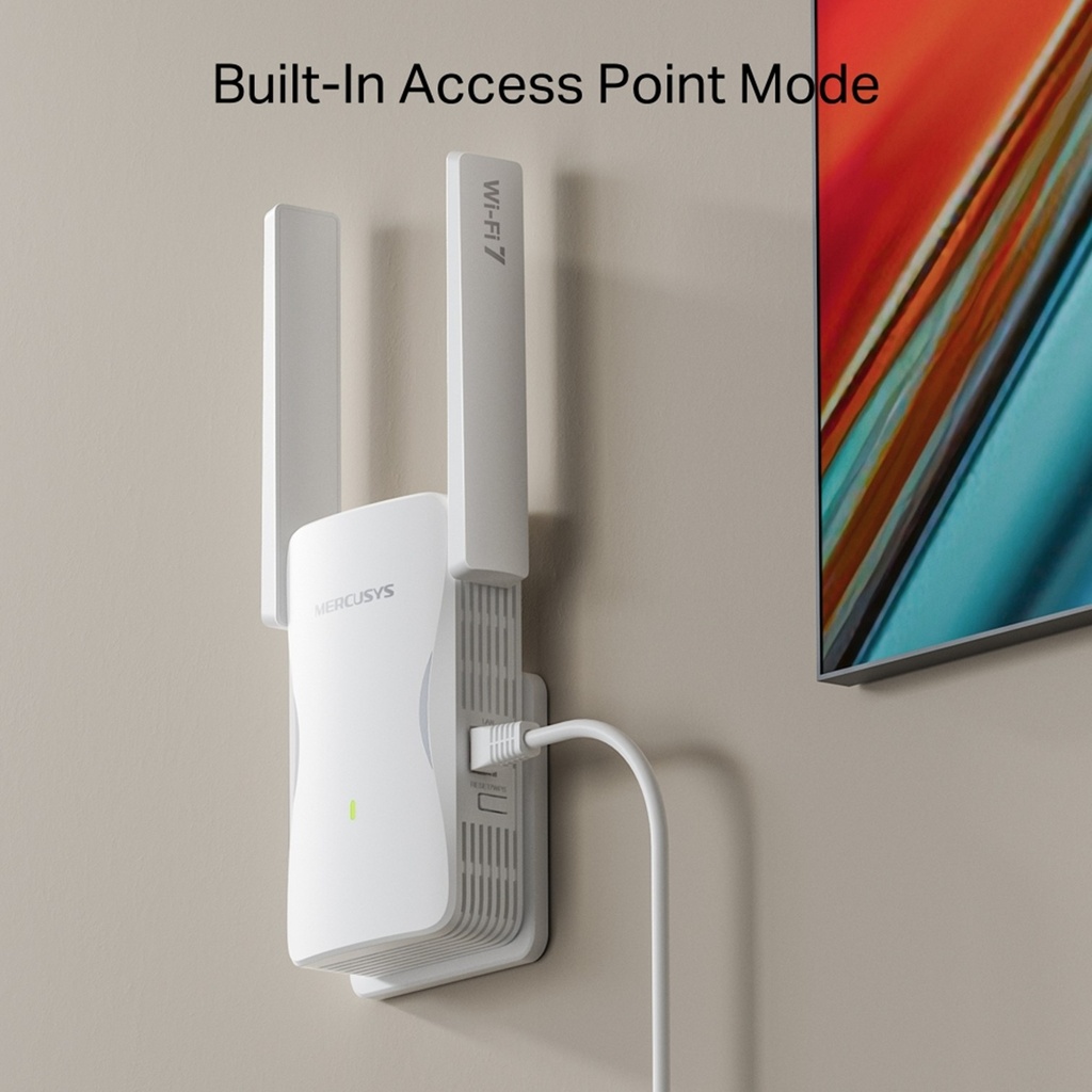 [ME25BE] Mercusys - Extensor de Rango/Alcance Wi-Fi 7 Doble Banda BE3600