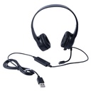 [ASE10BK] Astra - Audifonos con Micrófono y Controlador Multimedia Integrado USB-A [Negro]