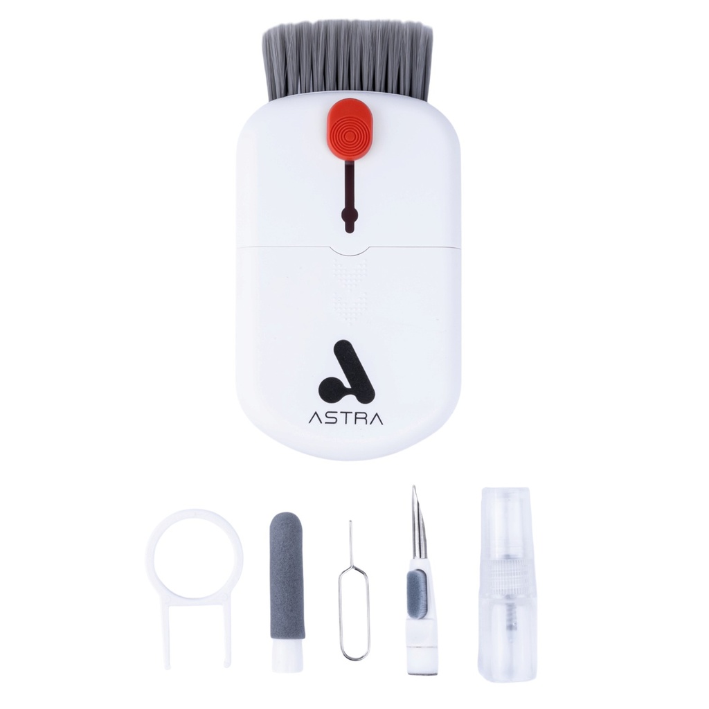 [ECP1001] Astra - Kit de Limpieza 10 en 1 para Pantallas, Teclados y Auriculares