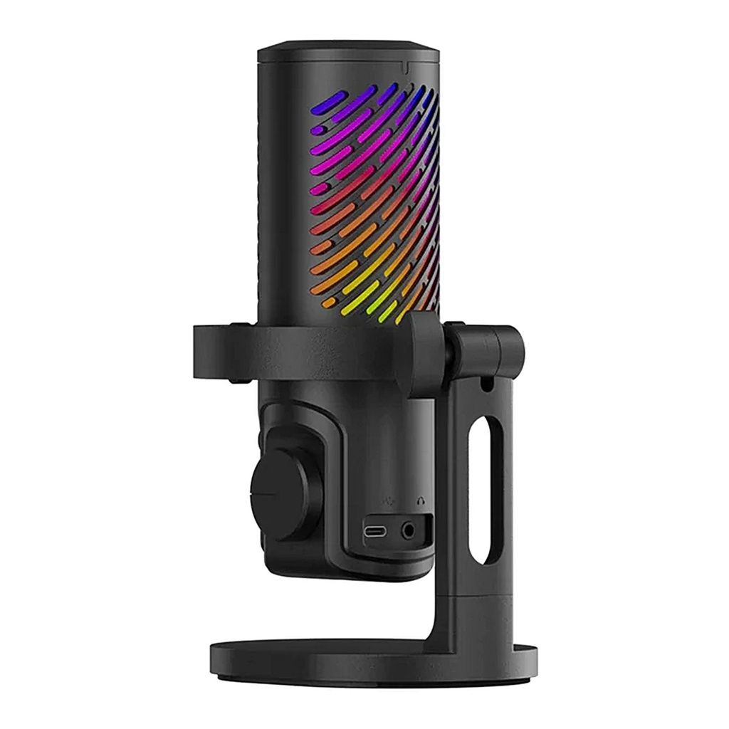 [MCX04-BK] Fantech - Microfono Gamer RGB Leviosa Aura Cableado [Negro]
