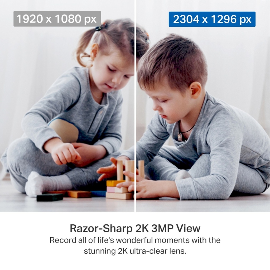 [C211] TP-Link - Cámara Wi-Fi 2K 3MP de 360 Grados con Detección por IA y Llanto de Bebé Audio Bidreccional Visión Nocturna [Tapo]
