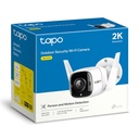 [C310] TP-Link - Cámara Wi-Fi 3MP con Detección IA Audio Bidreccional Conexión por cable o Wi-Fi Visión Nocturna para Exteriores [Tapo]
