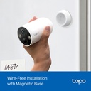[C425] TP-Link - Cámara de Vigilancia Wi-Fi 2K QHD 4MP para Exterior con Batería Recargable y Detección IA Avanzada [Tapo]