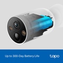[C425] TP-Link - Cámara de Vigilancia Wi-Fi 2K QHD 4MP para Exterior con Batería Recargable y Detección IA Avanzada [Tapo]