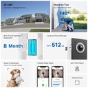 [D235] TP-Link - Timbre Inteligente IP66 con Visión 5MP Mejorada y Alimentación por Batería o Cable [Tapo]