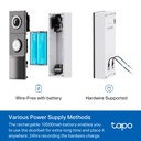 [D235] TP-Link - Timbre Inteligente IP66 con Visión 5MP Mejorada y Alimentación por Batería o Cable [Tapo]