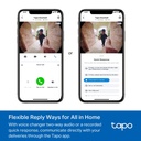 [D235] TP-Link - Timbre Inteligente IP66 con Visión 5MP Mejorada y Alimentación por Batería o Cable [Tapo]